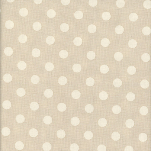 Andover Fabrics Quiltessential by Laundry Basket Quilts Large dot Parchment Cream