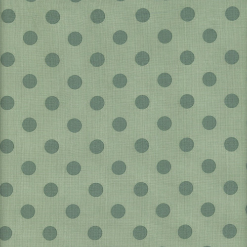 Andover Fabrics Quiltessential by Laundry Basket Quilts Large dot Matcha Green