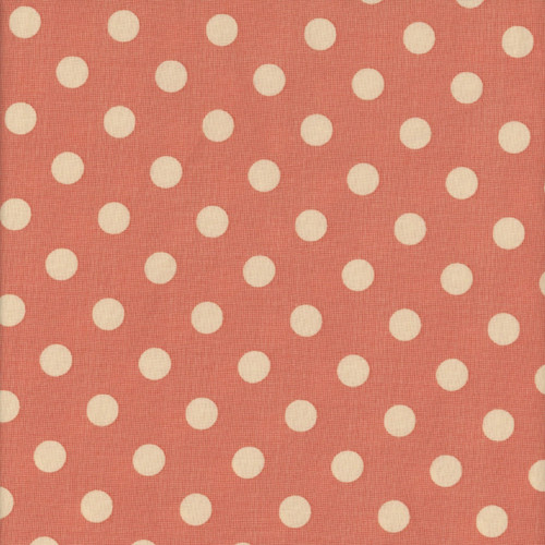 Andover Fabrics Quiltessential by Laundry Basket Quilts Large dot Tiger Orange