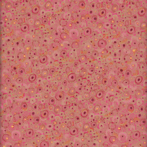 Andover Fabrics Golden Klimt by Makower UK Scroll Red