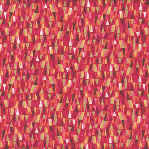Andover Fabrics Golden Klimt by Makower UK Geometric Red