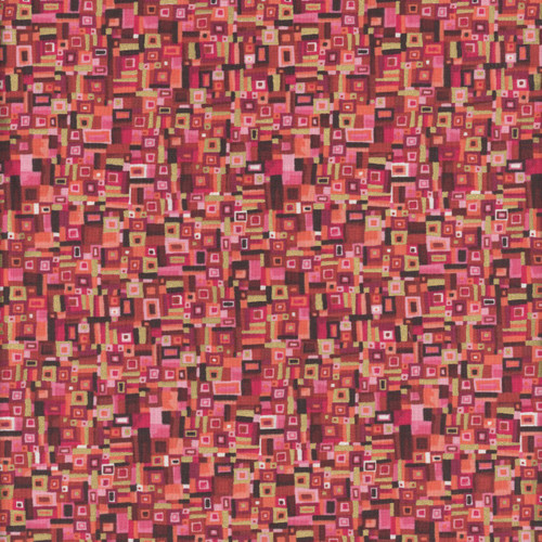 Andover Fabrics Golden Klimt by Makower UK Patchwork Red