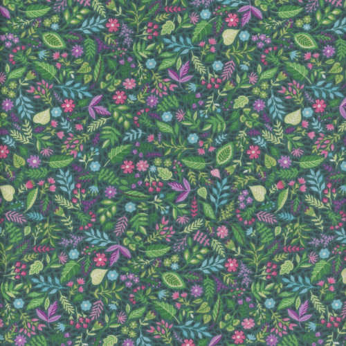 Andover Fabrics Tropica Exotic Jungle by Makower UK Foliage Green