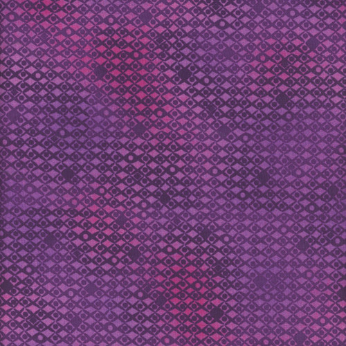 Andover Fabrics Tropica Exotic Jungle by Makower UK Lattice Purple