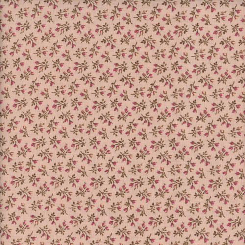 Andover Fabrics Ayla by Max & Louise Floral Calico Faded Pink