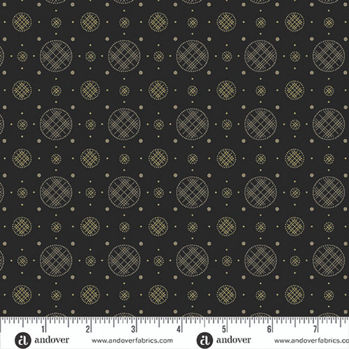 Andover Fabrics Jamestown by Jo Morton Pie Safe Coal Grey