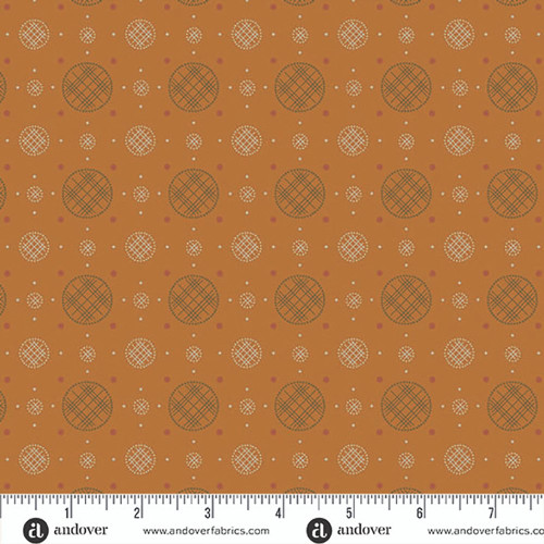 Andover Fabrics Jamestown by Jo Morton Pie Safe Gourd Yellow