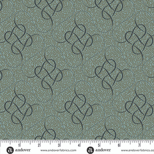 Andover Fabrics Jamestown by Jo Morton Four Winds Indigo Blue