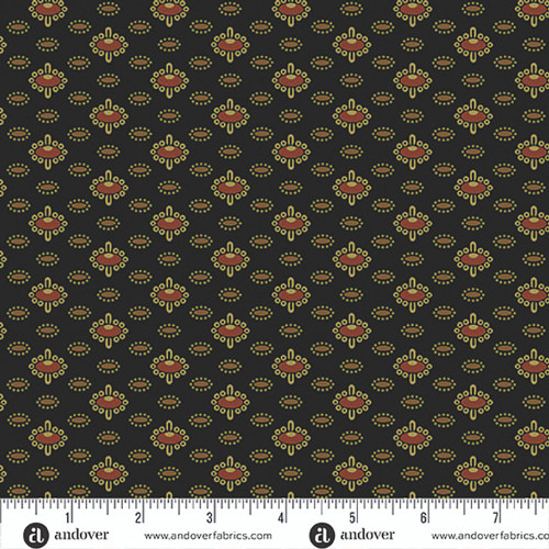 Andover Fabrics Jamestown by Jo Morton Jeweled Midnight Blue