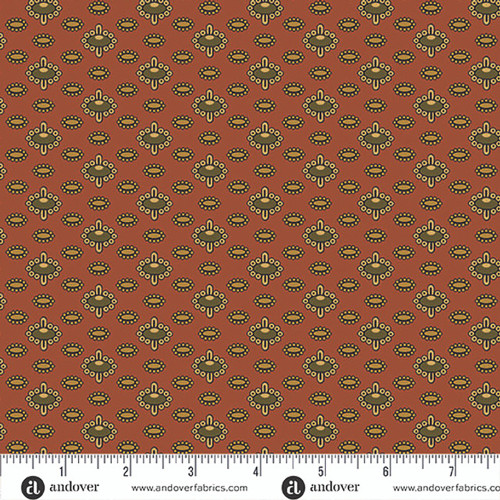Andover Fabrics Jamestown by Jo Morton Jeweled Gourd Yellow