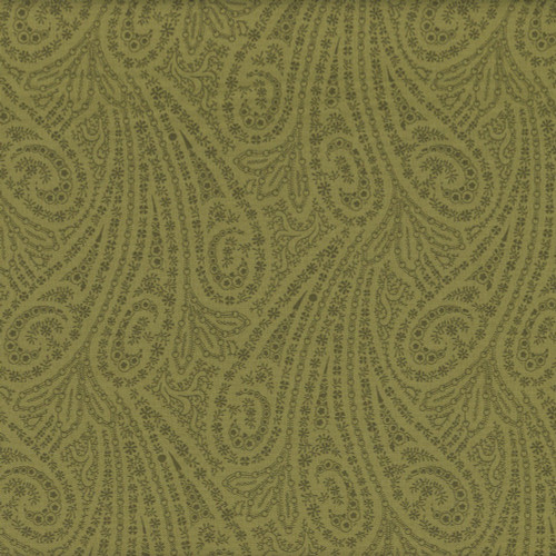 Andover Fabrics Grand Paisley by Jo Morton Grand Paisley Moss Green