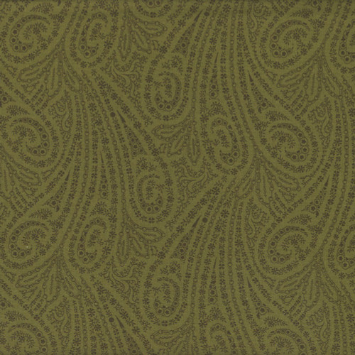 Andover Fabrics Grand Paisley by Jo Morton Grand Paisley Olive Green