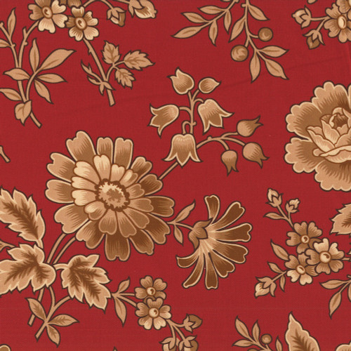 Andover Fabrics Always and Forever Renee Nanneman Wild Bouquet 108 Inch Wide Quilt Backing Crimson