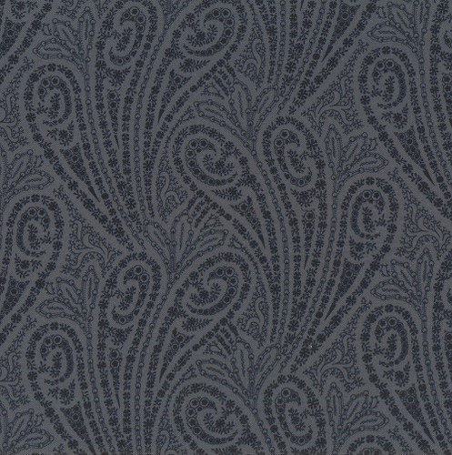 Andover Fabrics Grand Paisley by Jo Morton Grand Paisley 108 Inch Wide Quilt Backing Coal