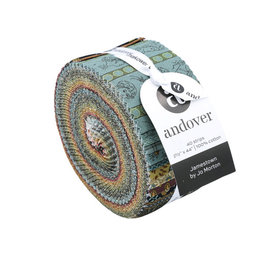Andover Fabrics Grand Paisley by Jo Morton Jelly Roll 40 x 2.5