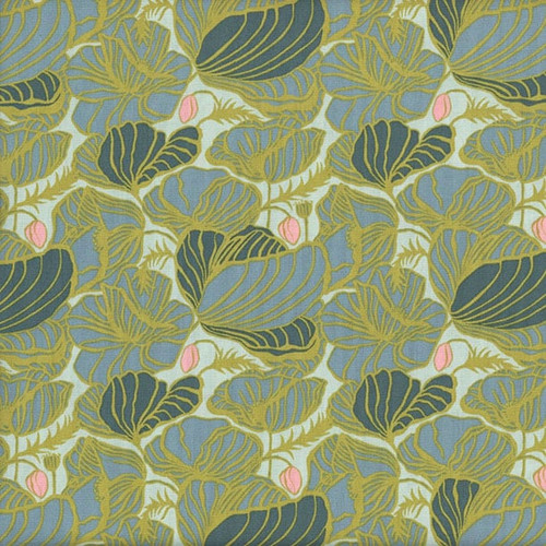 Windham Fabrics Jennifer Moore Monaluna Lush Life Soft Teal Lush