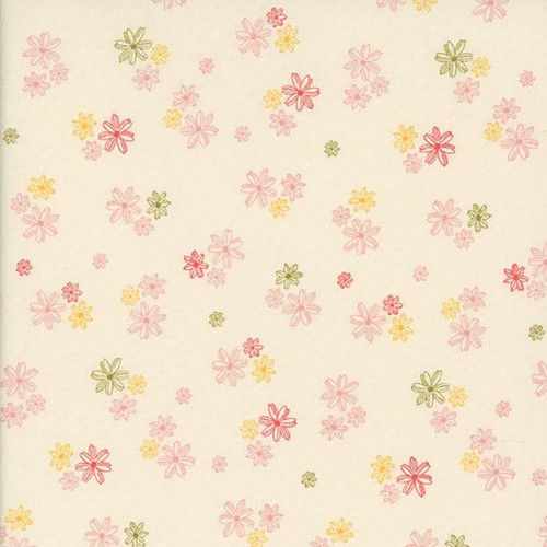 Windham Fabrics Jennifer Moore Monaluna Lush Life Ivory Dappled Daisies
