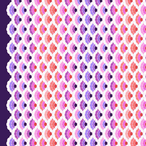 FreeSpirit Fabrics Floral Reef by Tula Pink Aquatic Lace Ultraviolet Purple