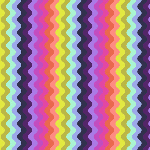 FreeSpirit Fabrics Floral Reef by Tula Pink Wave Rider Deepdive Blue Pink Purple Green