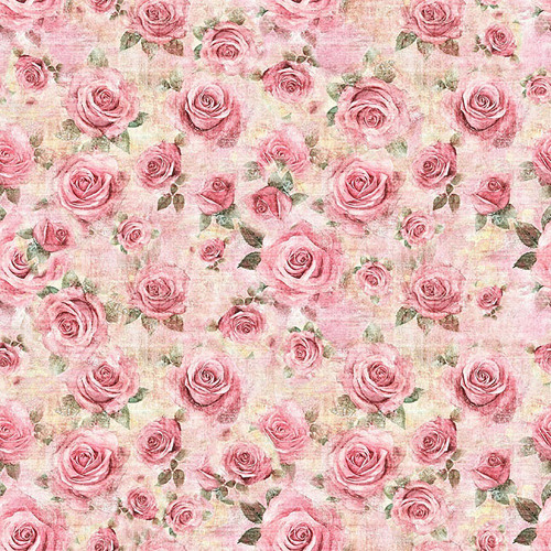Quilting Treasures Fabrics Sew Shabby Chic By Dan Morris Pink Vintage Roses