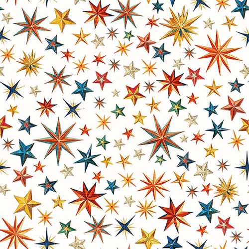 Quilting Treasures Fabrics Yippie Ki Yay! By Dan Morris Creative White Western Stars