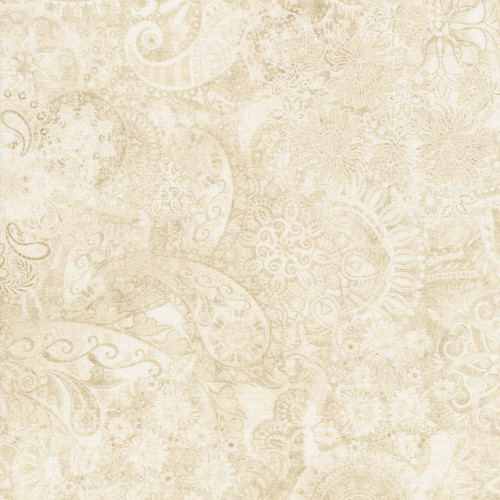 Quilting Treasures Fabrics Mystique by Dan Morris Cream 108 Inch Wide Quilt Backing
