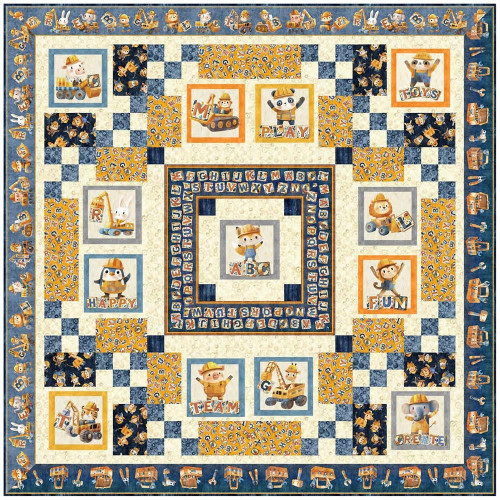 Quilting Treasures Fabrics Build It by Dan Morris Creative Build It Quilt Kit