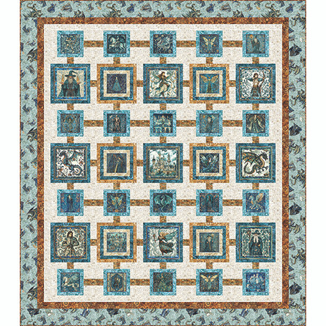 Quilting Treasures Fabrics Folklore by Dan Morris Epic Fantasy Quilt Kit