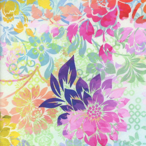 In The Beginning Fabrics Felicity by Jason Yenter Multi Floral
