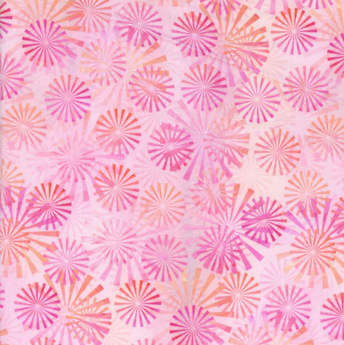 In The Beginning Fabrics Felicity by Jason Yenter Pink Rays