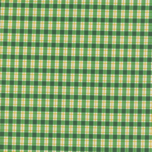 FreeSpirit Fabrics Stannie & Lloyd by August Ellery Chaperones Gingham Basil