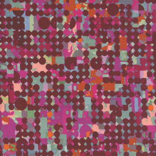 FreeSpirit Fabrics Cathedral by Billy Reue Vineyard Bordeaux