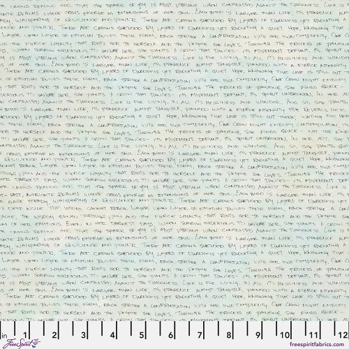 FreeSpirit Fabrics The Wisdom by Valori Wells The Statement White
