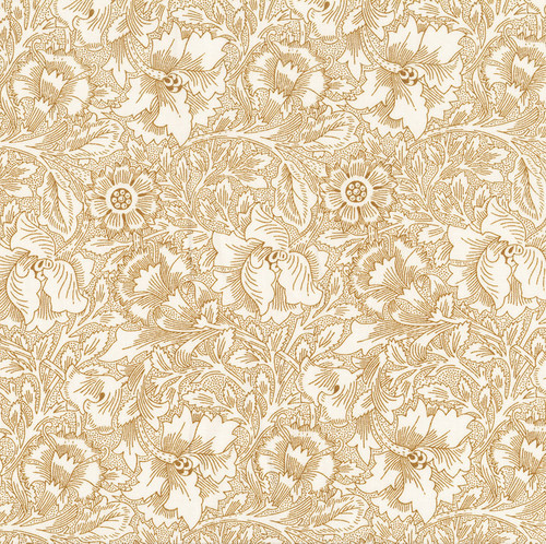 FreeSpirit Fabrics Lodden by William Morris Pure Poppy Pearwood