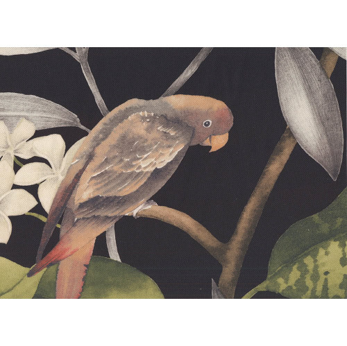 Covington Fabrics Hello Dolly Onyx Hillary Farr Topical Parrot