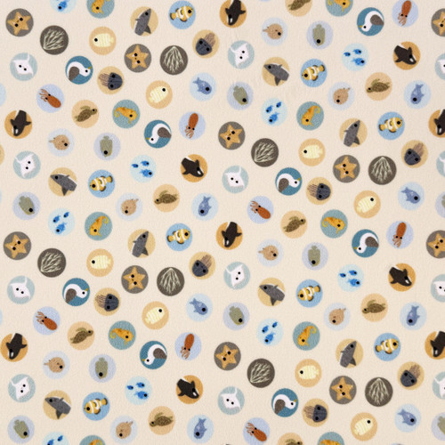 Dear Stella Fabrics Dawn Under the Sea Softie Fleece Wide Minky Fleece