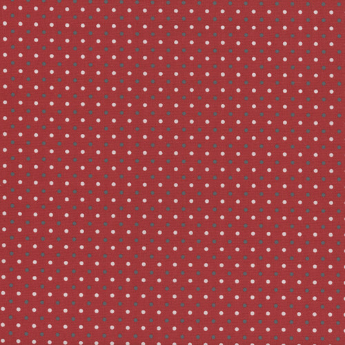 Windham Fabrics Boho Chick Barn Red Chicken Feed Dots