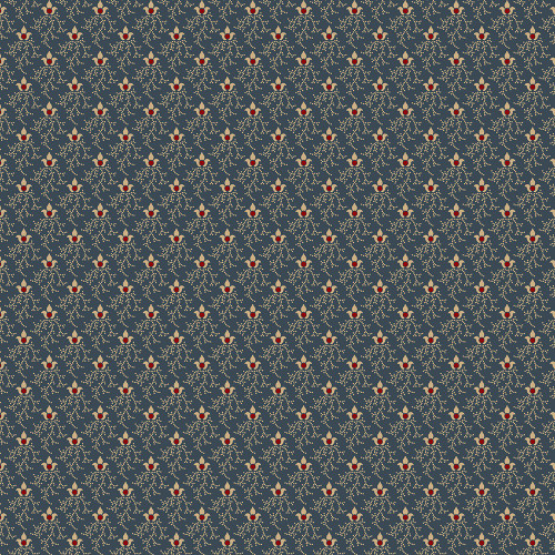 Marcus Fabrics American Icons Carrie Quinn Flower Blue