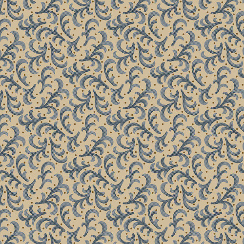 Marcus Fabrics American Icons Carrie Quinn Hooray Blue