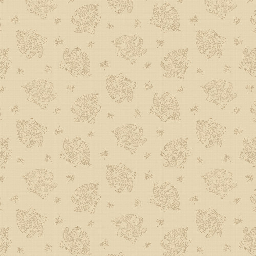 Marcus Fabrics American Icons Carrie Quinn Eagle Tan