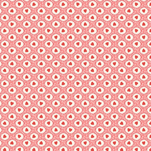 Marcus Fabrics Aunt Grace Loves U Judie Rothermel Hearts Pink