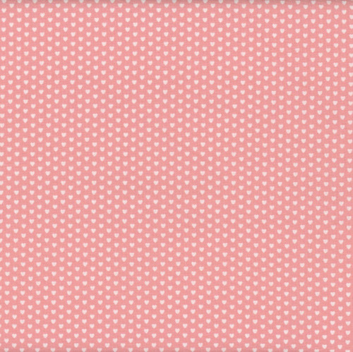 Marcus Fabrics Aunt Grace Loves U Judie Rothermel Mini Hearts Pink