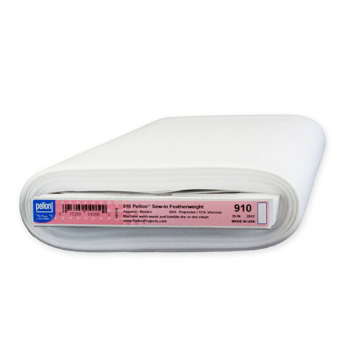 Pellon Non-woven Sew In Interfacing 20 inches Wide - 910 WHITE Pellon