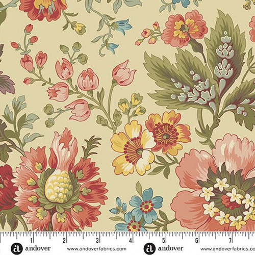 Andover Fabrics Farmers Daughter by Laundry Basket Quilts Milk and Honey Biscotti