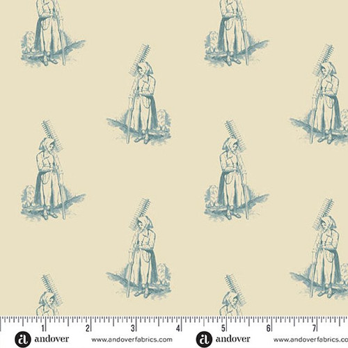 Andover Fabrics Farmers Daughter by Laundry Basket Quilts Farmer's Daughter Butternut