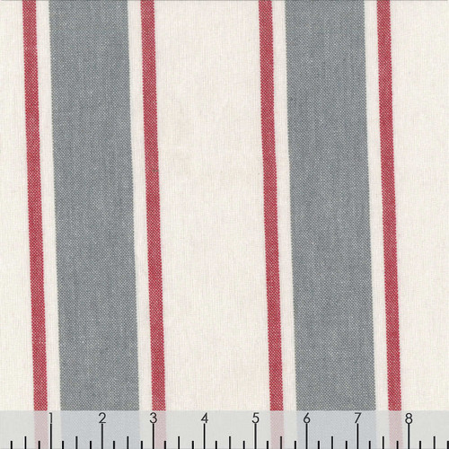 Moda Fabrics Rock Pool Toweling Rocks Grey Red