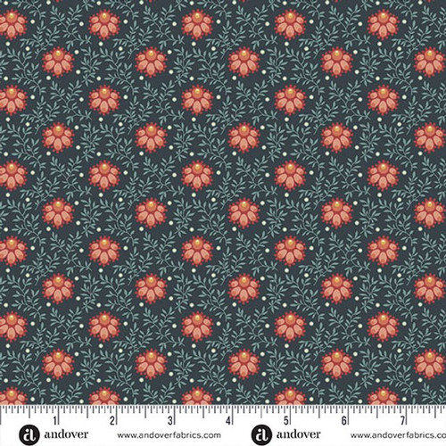 Andover Fabrics Farmers Daughter by Laundry Basket Quilts Milkweed Ice