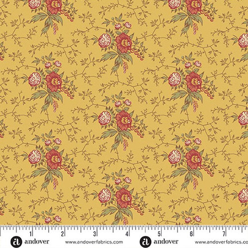 Andover Fabrics Farmers Daughter by Laundry Basket Quilts Bramble Spanish Moss