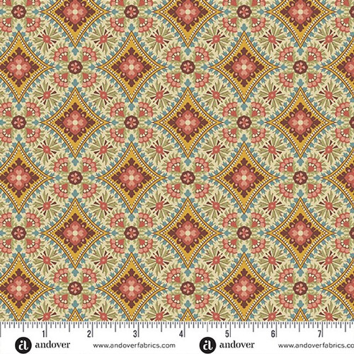 Andover Fabrics Farmers Daughter by Laundry Basket Quilts Amber Fields Sky Blue
