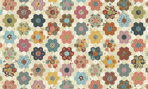 Andover Fabrics Farmers Daughter by Laundry Basket Quilts Sarahs Garden Multi